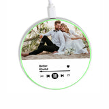 Personalized Wireless Charger with Song Title - hipave