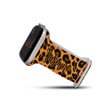 Personalized Yellow Leopard Watch Band with Name for Apple Watch - hipave