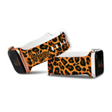 Personalized Yellow Leopard Watch Band with Name for Apple Watch