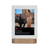 Custom LED Plaque with Instagram Post | Thick Clear Acrylic - hipave