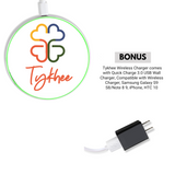 Personalized Love Map Wireless Charger with Qi Fast Charge AC Adapter - hipave