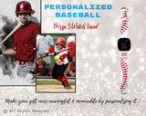 Personalized Baseball Watch Band for Fitbit Versa 1, 2, 3, Lite & Fitbit Sense - hipave